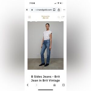 B Sides Brit jeans